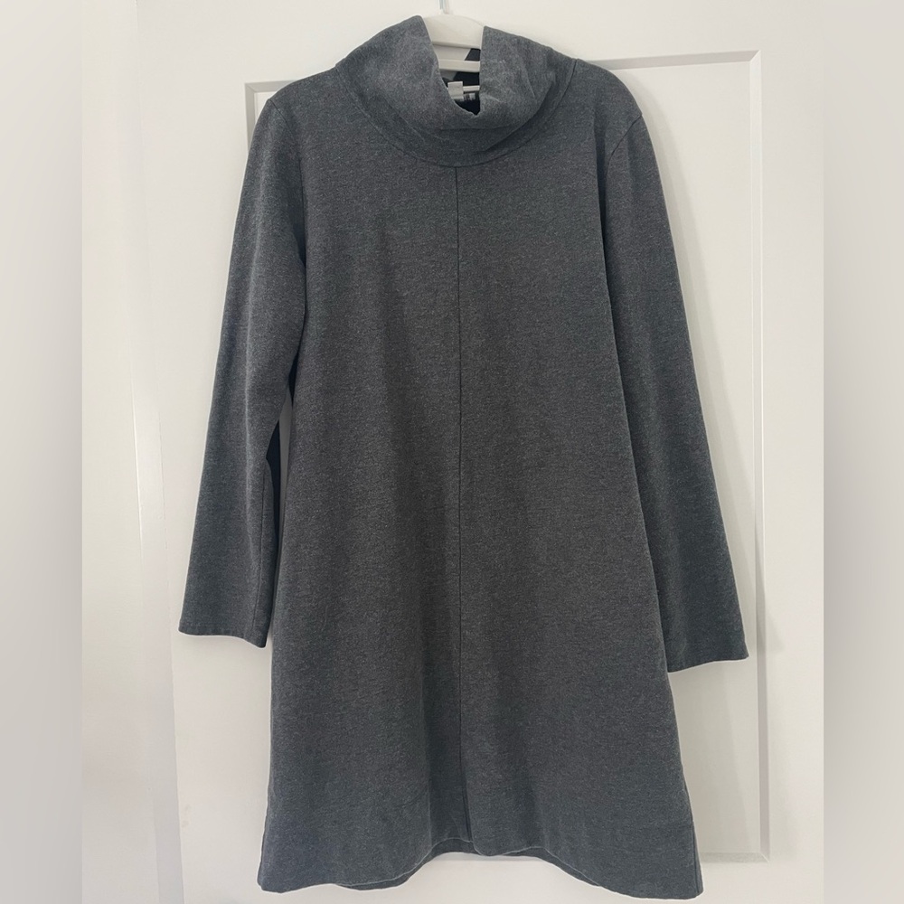 Pure Jill Gray Sweater Dress Medium